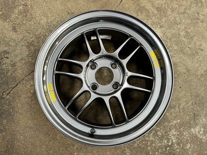 New 15X7 ET35 Enkei RPF1 Rim (4 wheel) Gloss Gunmetal 4X100