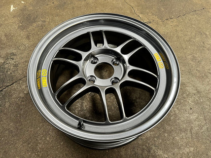 New 15X7 ET35 Enkei RPF1 Rim (4 wheel) Gloss Gunmetal 4X100