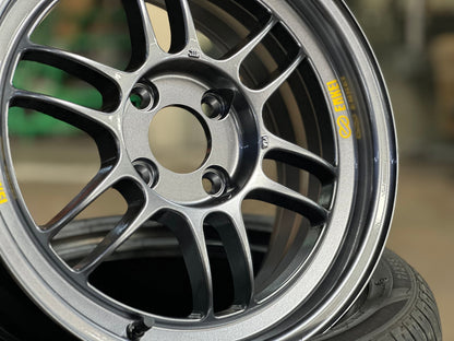 New 15X7 ET35 Enkei RPF1 Rim (4 wheel) Gloss Gunmetal 4X100