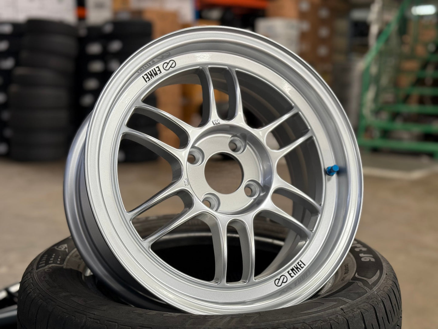 New 15X7 ET35 Enkei RPF1 Rim (4 wheel) Gloss Gunmetal 4X100