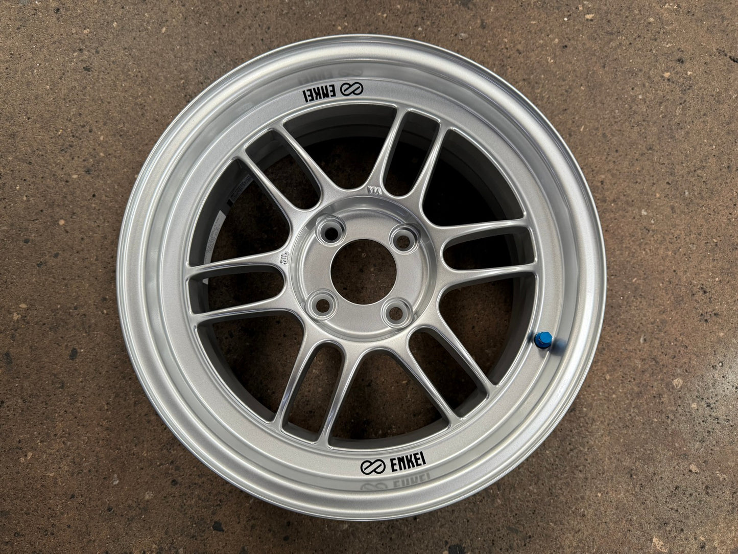 New 15X7 ET35 Enkei RPF1 Rim (4 wheel) Gloss Gunmetal 4X100