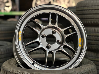 New 16X7 ET43 Enkei RPF1 Rim (4 wheel) Gloss Gunmetal 4X100