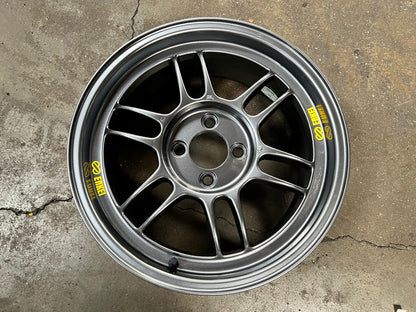 New 16X7 ET43 Enkei RPF1 Rim (4 wheel) Gloss Gunmetal 4X100