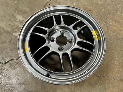 New 16X7 ET43 Enkei RPF1 Rim (4 wheel) Gloss Gunmetal 4X100