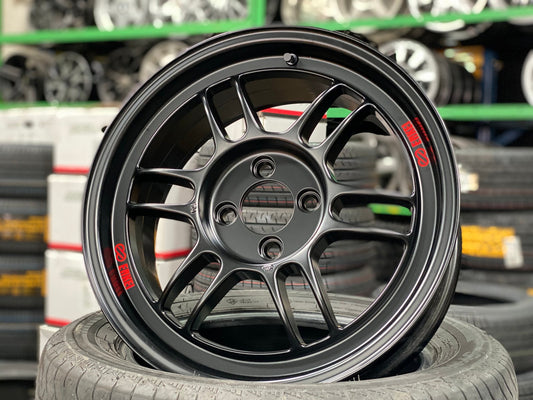 New 16X7 ET43 Enkei RPF1 Rim (4 wheel) Gloss Gunmetal 4X100