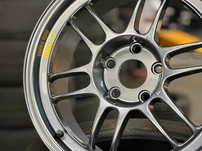 New 17X8 ET35 Enkei RPF1 Rim (4 wheel) Gloss Gunmetal 5X114.3