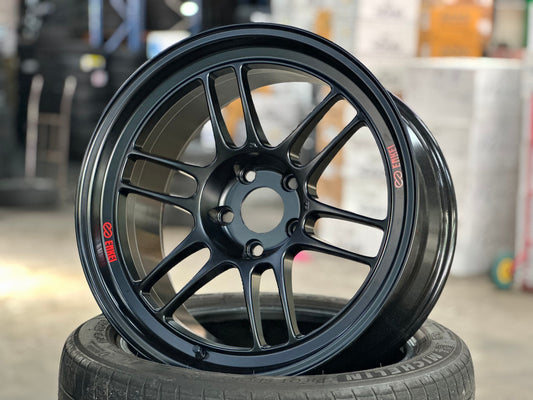 New 18X9.5 ET15 Enkei RPF1 Rim (4 wheel) Matt Black 5X114.3