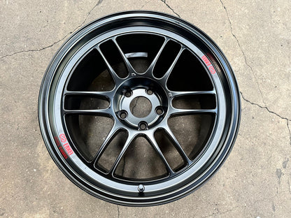 New 18X9.5 ET15 Enkei RPF1 Rim (4 wheel) Matt Black 5X114.3