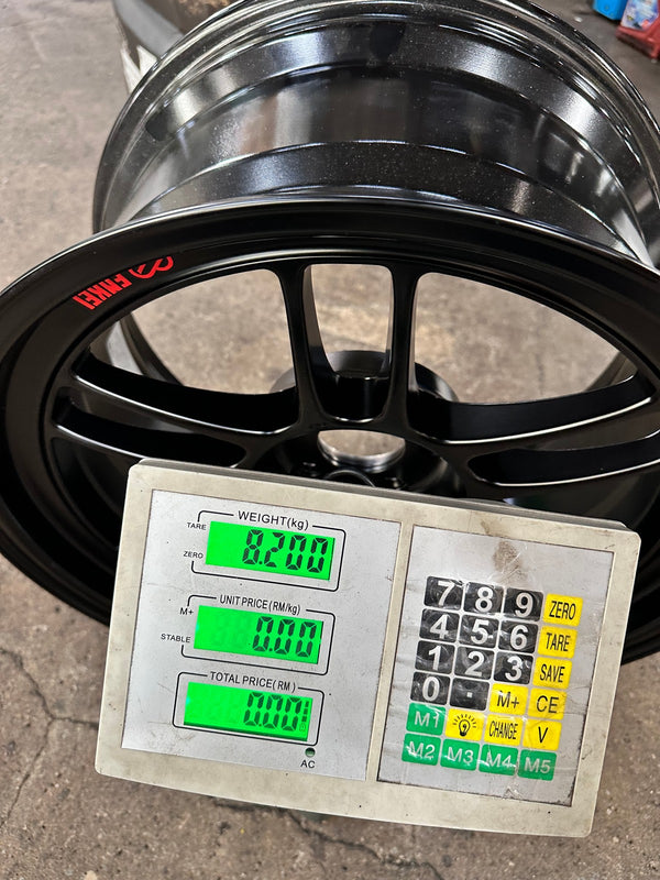 New 18X9.5 ET15 Enkei RPF1 Rim (4 wheel) Matt Black 5X114.3