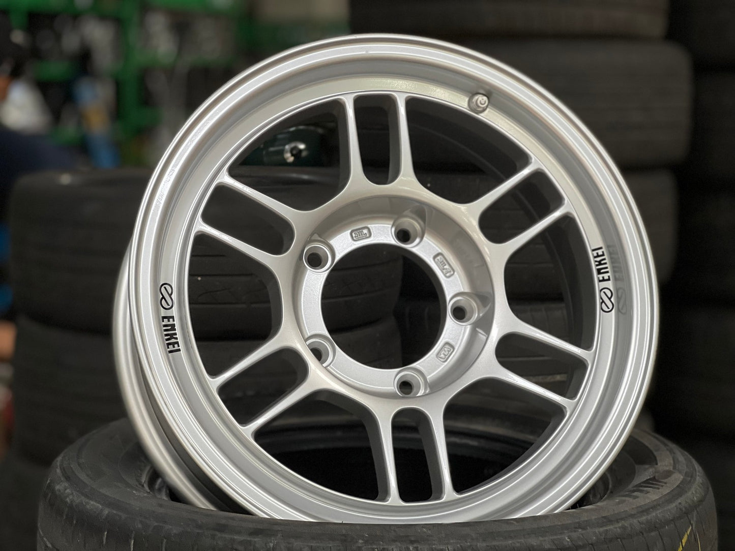 New 16X6 ET0 Enkei RPT1 Rim (5 wheel) Gloss Silver 5X139.7