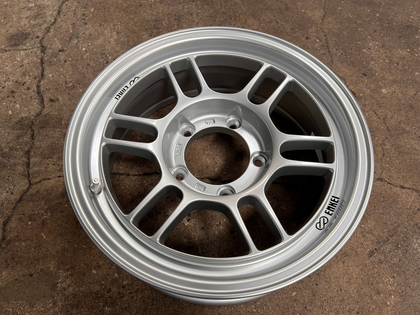 New 16X6 ET0 Enkei RPT1 Rim (5 wheel) Gloss Silver 5X139.7