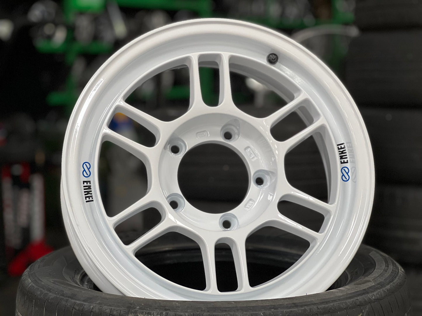 New 16X6 ET0 Enkei RPT1 Rim (5 wheel) Gloss White 5X139.7