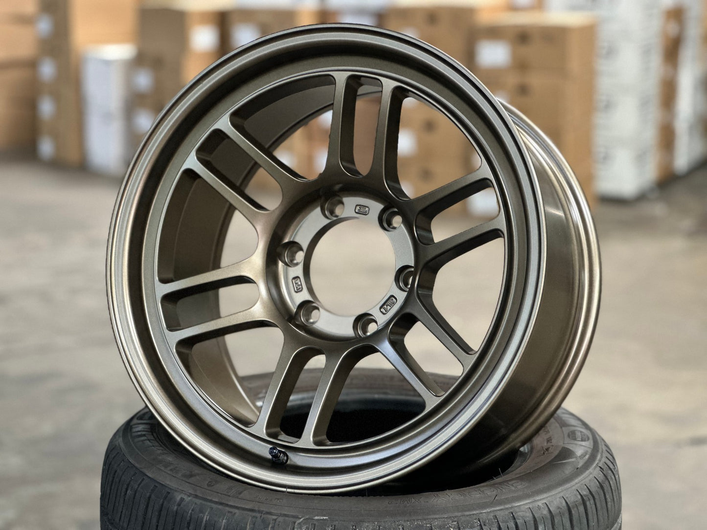 New 18X9 ET0 Enkei RPT1 Rim (4 wheel) Matt Bronze 6X139.7