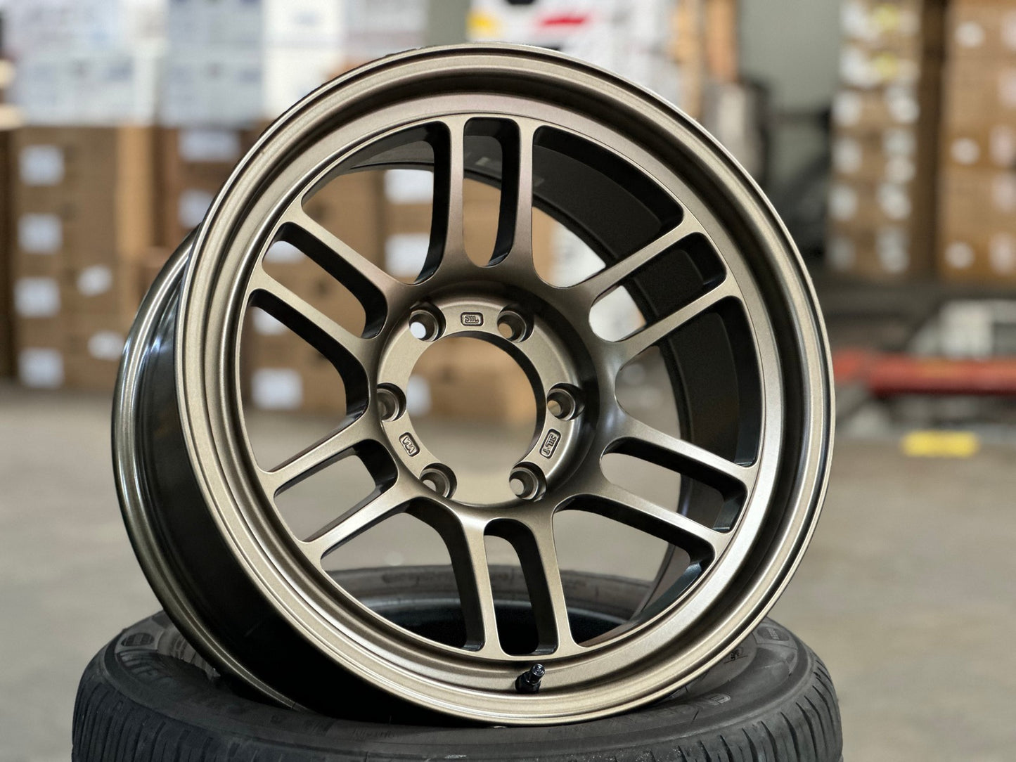 New 18X9 ET0 Enkei RPT1 Rim (4 wheel) Matt Bronze 6X139.7