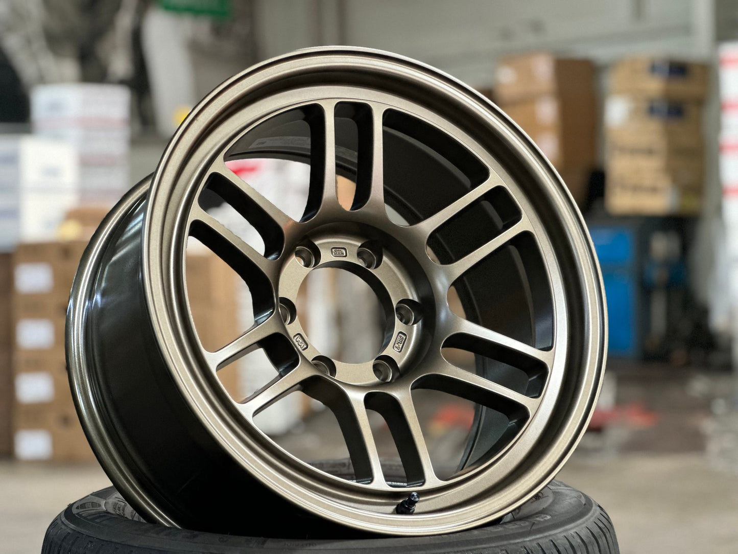 New 18X9 ET0 Enkei RPT1 Rim (4 wheel) Matt Bronze 6X139.7