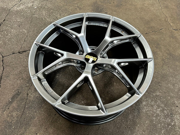 New 19X8.5 ET35 BBS FIR Design Rim (4 wheel) Gloss Black 5X108