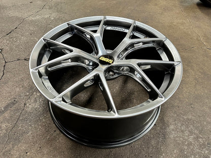 New 19X8.5 ET35 BBS FIR Design Rim (4 wheel) Gloss Black 5X108