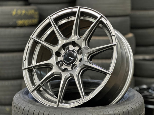 New 16X7 ET40 Enkei SC46 Rim (4 wheel) Gloss Gunmetal 4X100