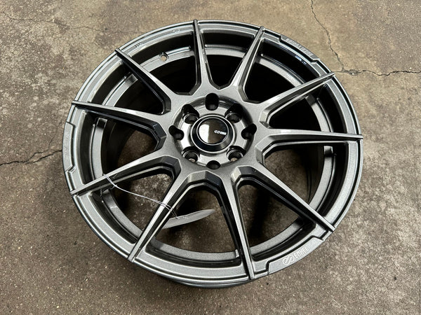 New 16X7 ET40 Enkei SC46 Rim (4 wheel) Gloss Gunmetal 4X100