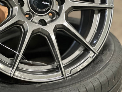 New 16X7 ET40 Enkei SC46 Rim (4 wheel) Gloss Gunmetal 4X100