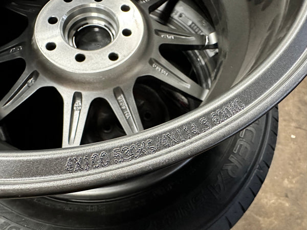 New 16X7 ET40 Enkei SC46 Rim (4 wheel) Gloss Gunmetal 4X114.3