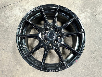 New 16X7 ET40 Enkei SC46 Rim (4 wheel) Gloss Black 4X100
