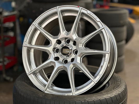 New 16X7 ET40 Enkei SC46 Rim (4 wheel) Gloss Silver 4X114.3