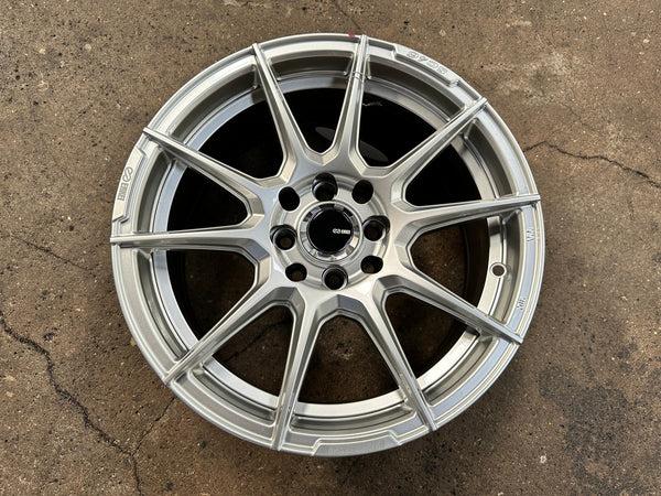 New 16X7 ET40 Enkei SC46 Rim (4 wheel) Gloss Silver 4X100