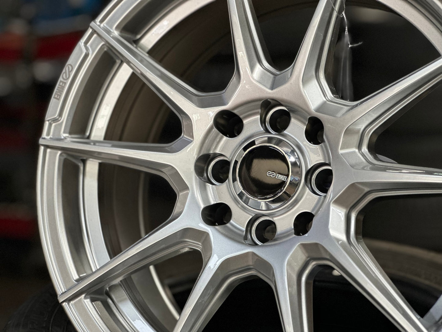 New 16X7 ET40 Enkei SC46 Rim (4 wheel) Gloss Silver 4X100