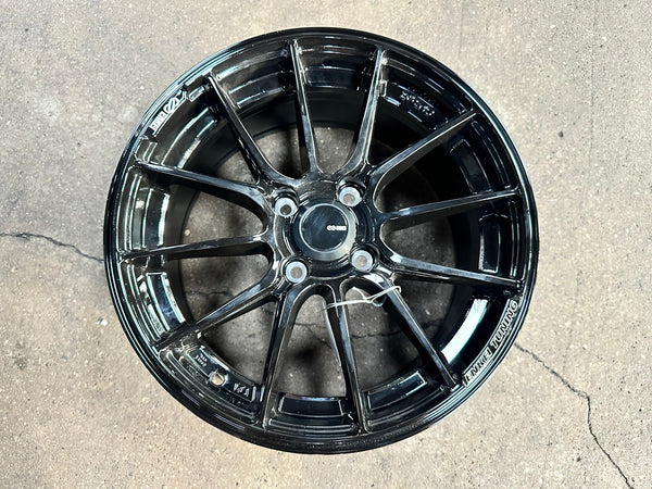 New 15X7 ET38 Enkei SC48 Rim (4 wheel) Gloss Black 4X100