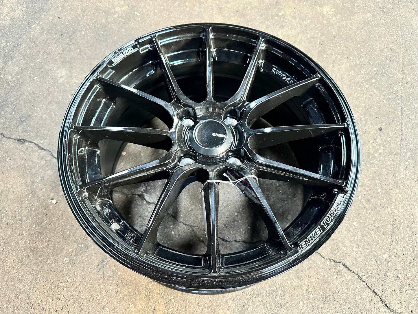 New 15X7 ET38 Enkei SC48 Rim (4 wheel) Gloss Black 4X100