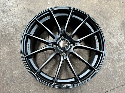 New 17X7.5 ET20 Enkei SC48 Rim (4 wheel) Matt Black 4X108