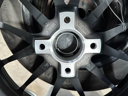 New 17X7.5 ET20 Enkei SC48 Rim (4 wheel) Matt Black 4X108