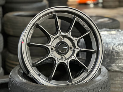 New 15X7 ET35 Enkei SC58 Rim (4 wheel) Gloss Gunmetal 4X100