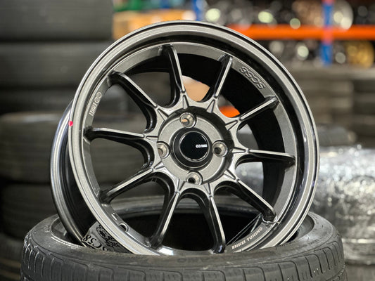 New 15X7 ET35 Enkei SC58 Rim (4 wheel) Gloss Gunmetal 4X100