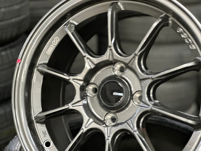 New 15X7 ET35 Enkei SC58 Rim (4 wheel) Gloss Gunmetal 4X100