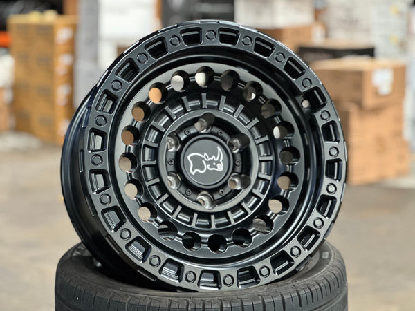 New 17X8.5 ET-10 Black Rhino Sentinel Rim (4 wheel) Matt Black 6X139.7