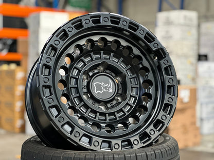 New 17X8.5 ET-10 Black Rhino Sentinel Rim (4 wheel) Matt Black 6X139.7