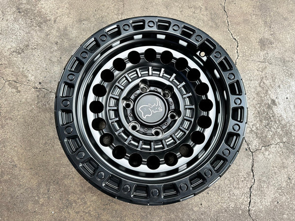 New 17X8.5 ET-10 Black Rhino Sentinel Rim (4 wheel) Matt Black 6X139.7