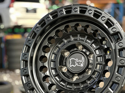 New 17X8.5 ET-10 Black Rhino Sentinel Rim (4 wheel) Matt Black 6X139.7