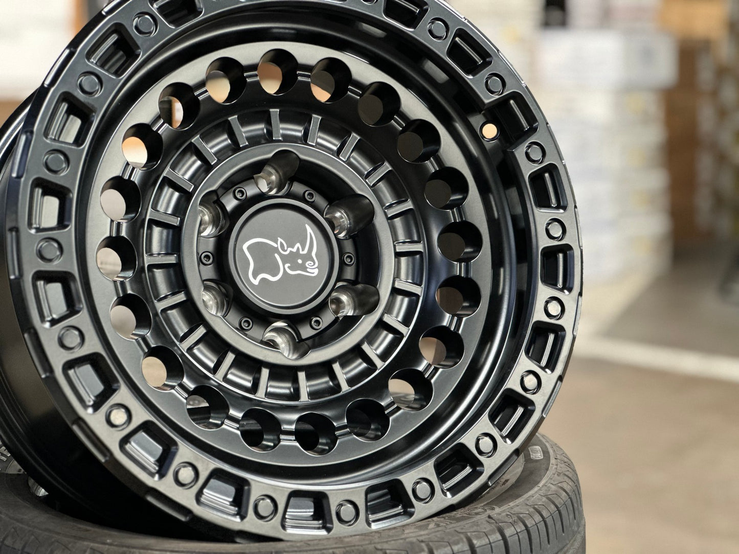 New 17X8.5 ET-10 Black Rhino Sentinel Rim (4 wheel) Matt Black 6X139.7