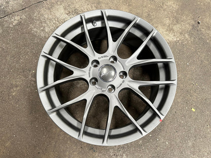 New 18X8 ET34 Breyton GTSR Rim (4 wheel) Matt Gunmetal 5X120