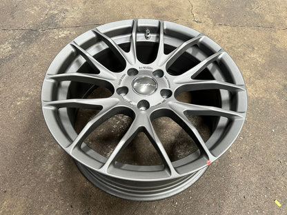 New 18X8 ET34 Breyton GTSR Rim (4 wheel) Matt Gunmetal 5X120