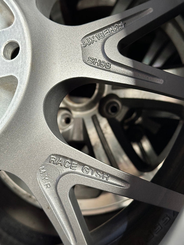 New 18X8 ET34 Breyton GTSR Rim (4 wheel) Matt Gunmetal 5X120