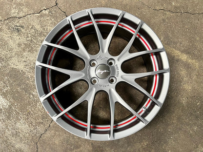 New 17X7 ET40 Breyton GTSR Rim (4 wheel) Matt Gunmetal 4X100