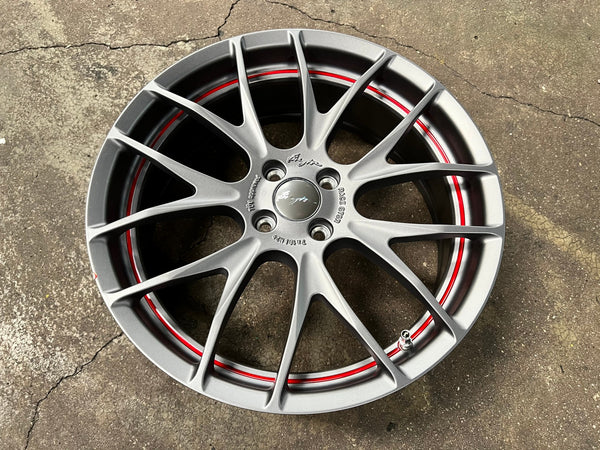 New 17X7 ET40 Breyton GTSR Rim (4 wheel) Matt Gunmetal 4X100