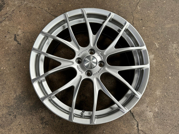 New 18X7 ET40 Breyton GTSR Rim (4 wheel) Gloss Silver 4X100