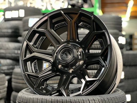 New 18X9 ET-12 Fuel Siege Rim (4 wheel) Matt Black 6X139.7