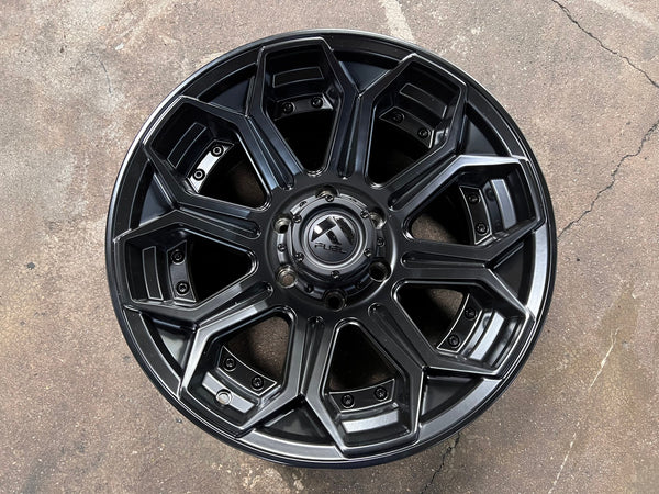 New 18X9 ET-12 Fuel Siege Rim (4 wheel) Matt Black 6X139.7