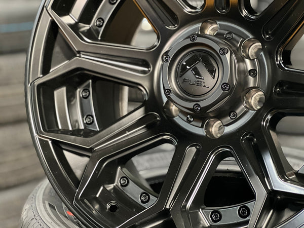 New 18X9 ET-12 Fuel Siege Rim (4 wheel) Matt Black 6X139.7